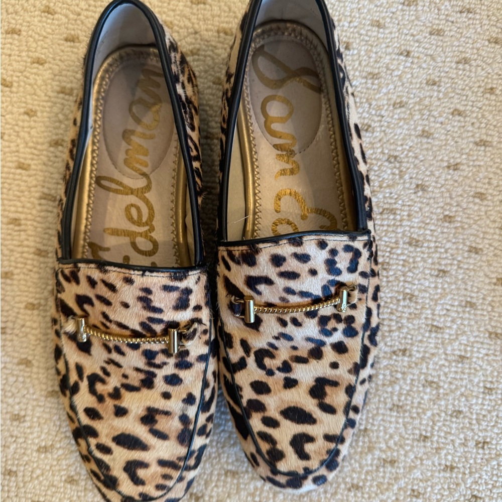 Sam Edelman Leopard Loafers